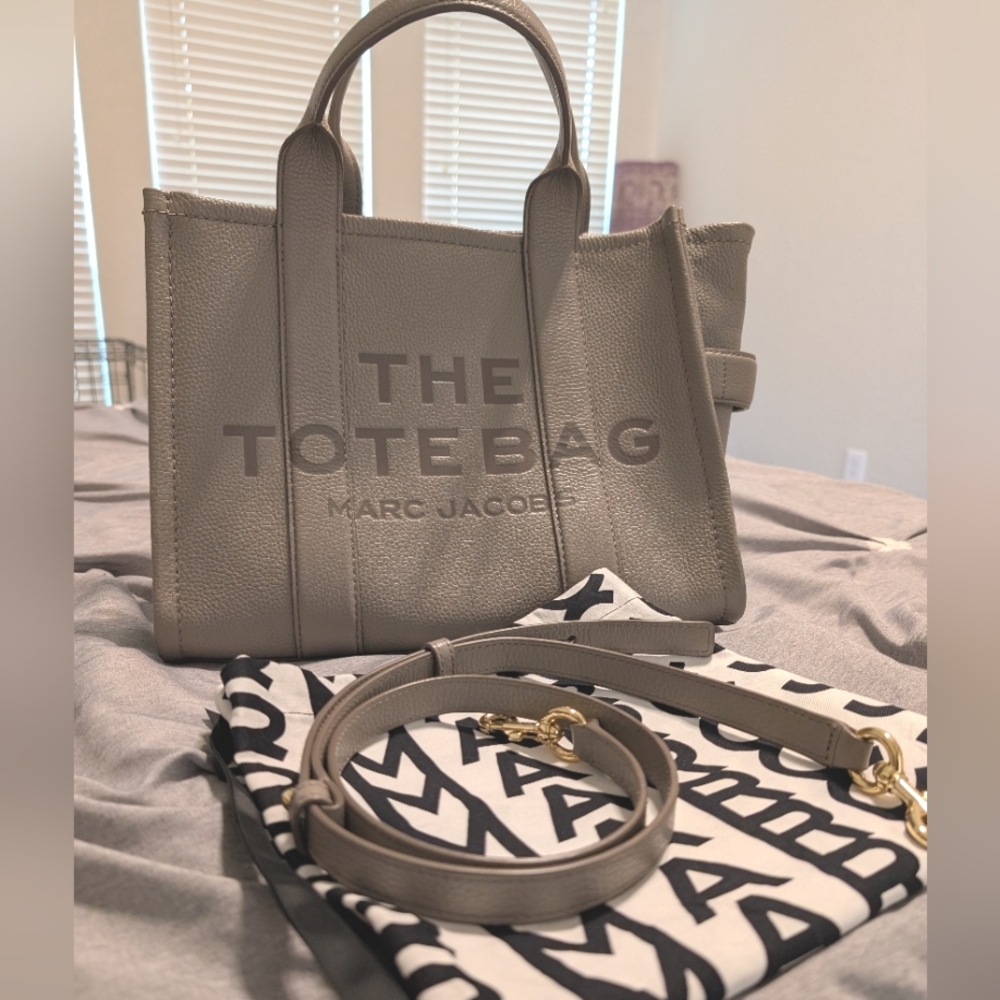 Marc Jacobs The Tote Bag Genuine Leather - Grey